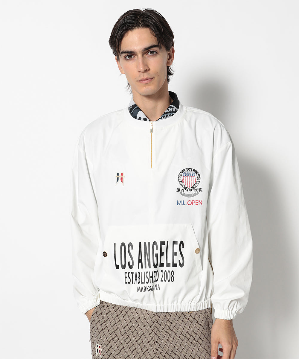 モデル:身長187cm,チェスト93cm,ウエスト78cm,ヒップ93cm,着用サイズL