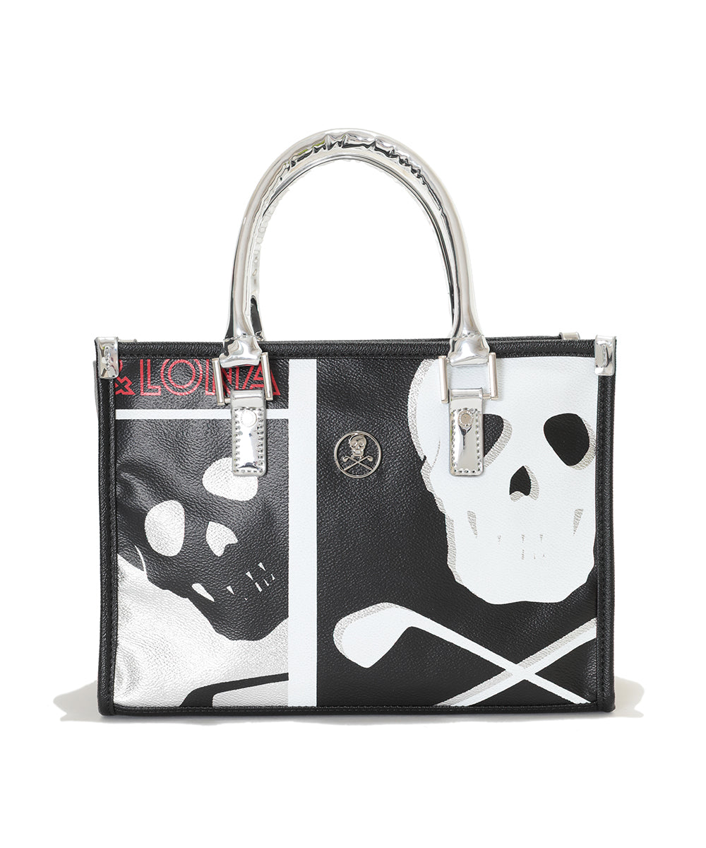 Cray Metallic Cart Bag
