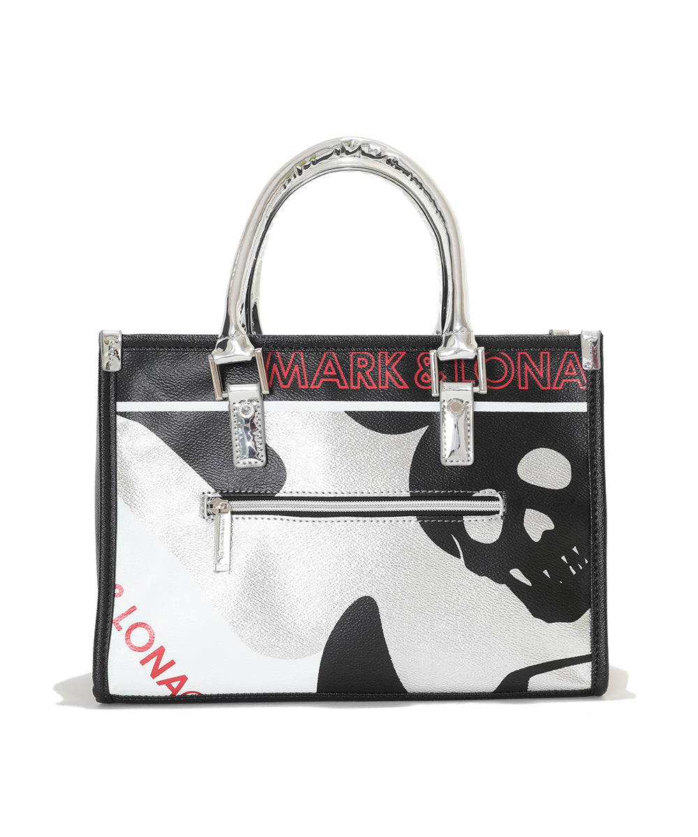 Cray Metallic Cart Bag