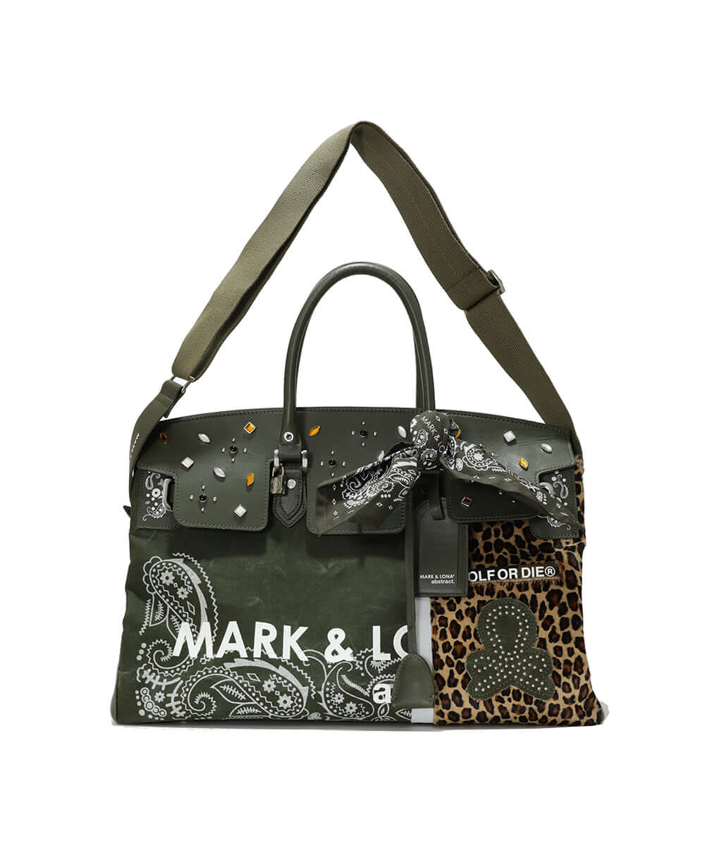 【新品未使用】advisor ボストンバッグ 金龍 刺繍モデル フェアリーデン Ferlieden 刺繍 ボストンバッグ （035.ブラック