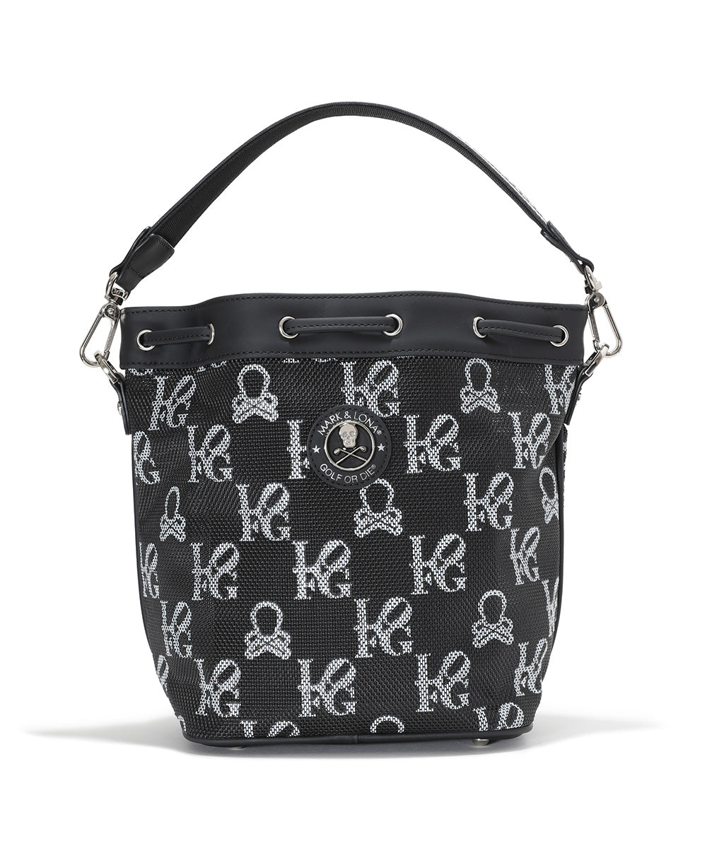 Ever Monogram Mesh Cinch Bag