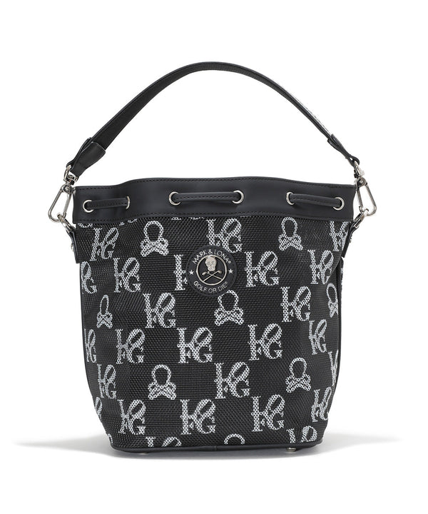 Ever Monogram Mesh Cinch Bag