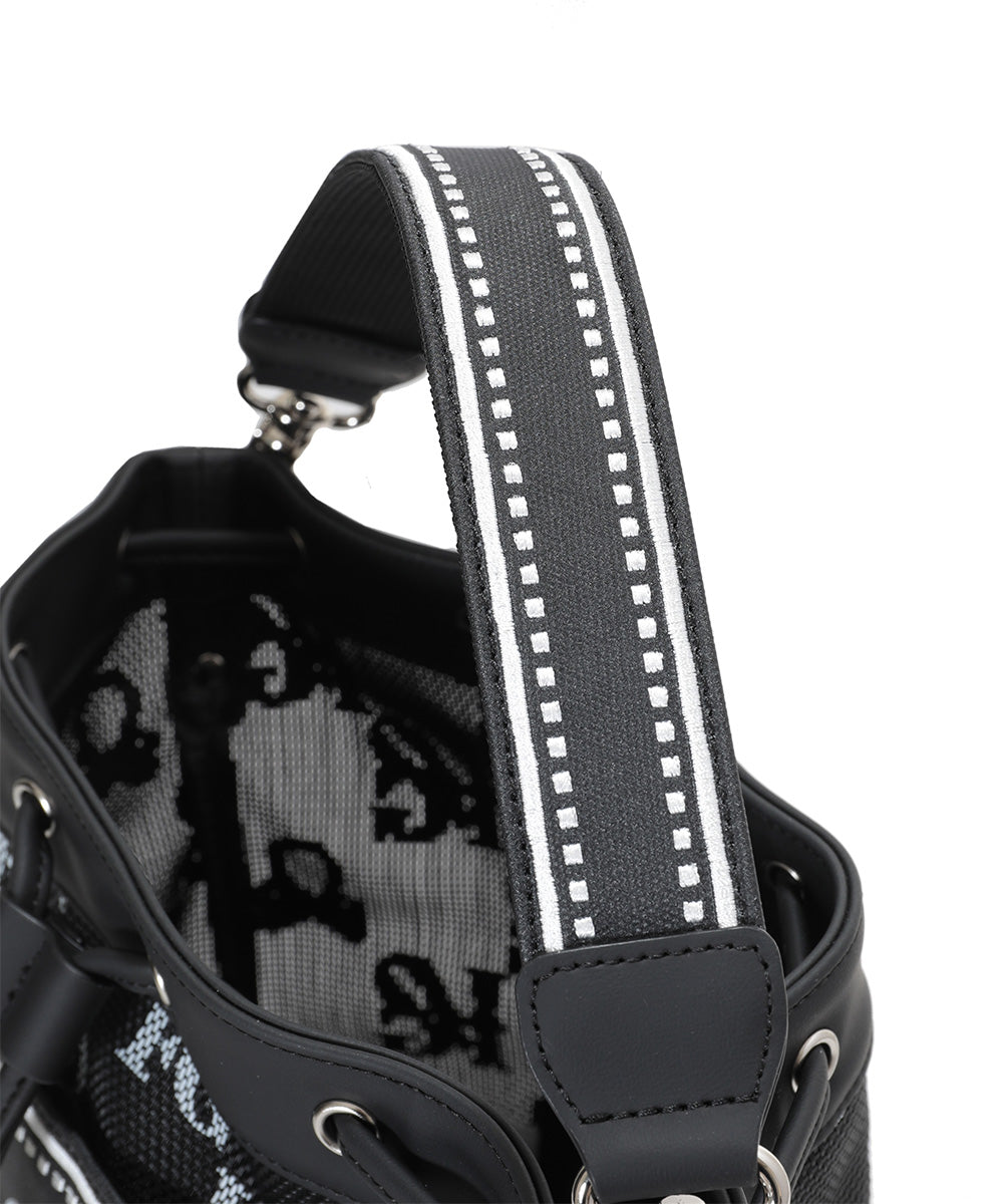 Ever Monogram Mesh Cinch Bag