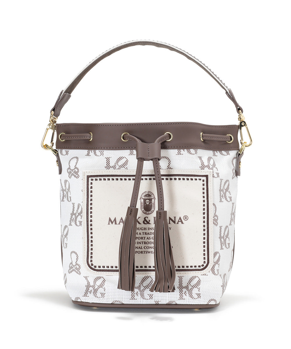 Ever Monogram Mesh Cinch Bag