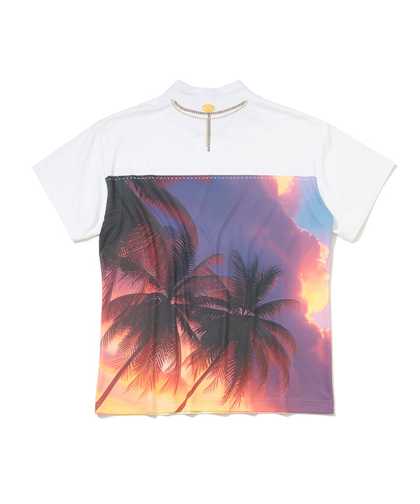 Saint Palm Chain Mock Tee | WOMEN