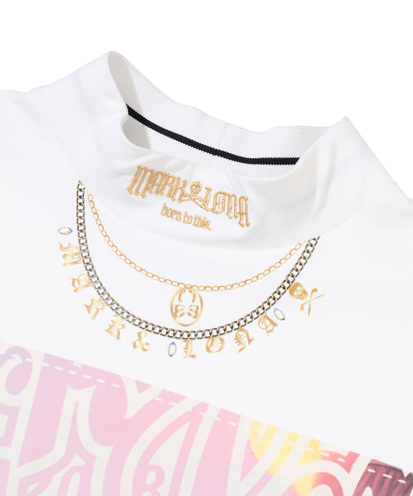 Saint Palm Chain Mock Tee | WOMEN