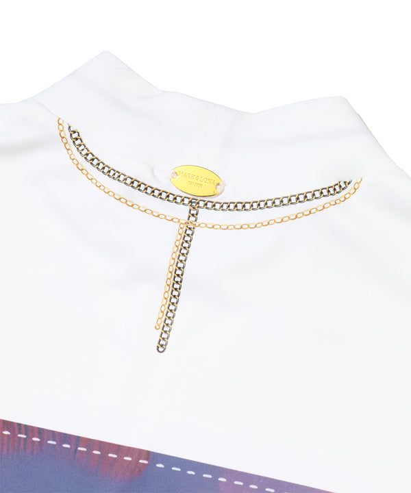 Saint Palm Chain Mock Tee | WOMEN