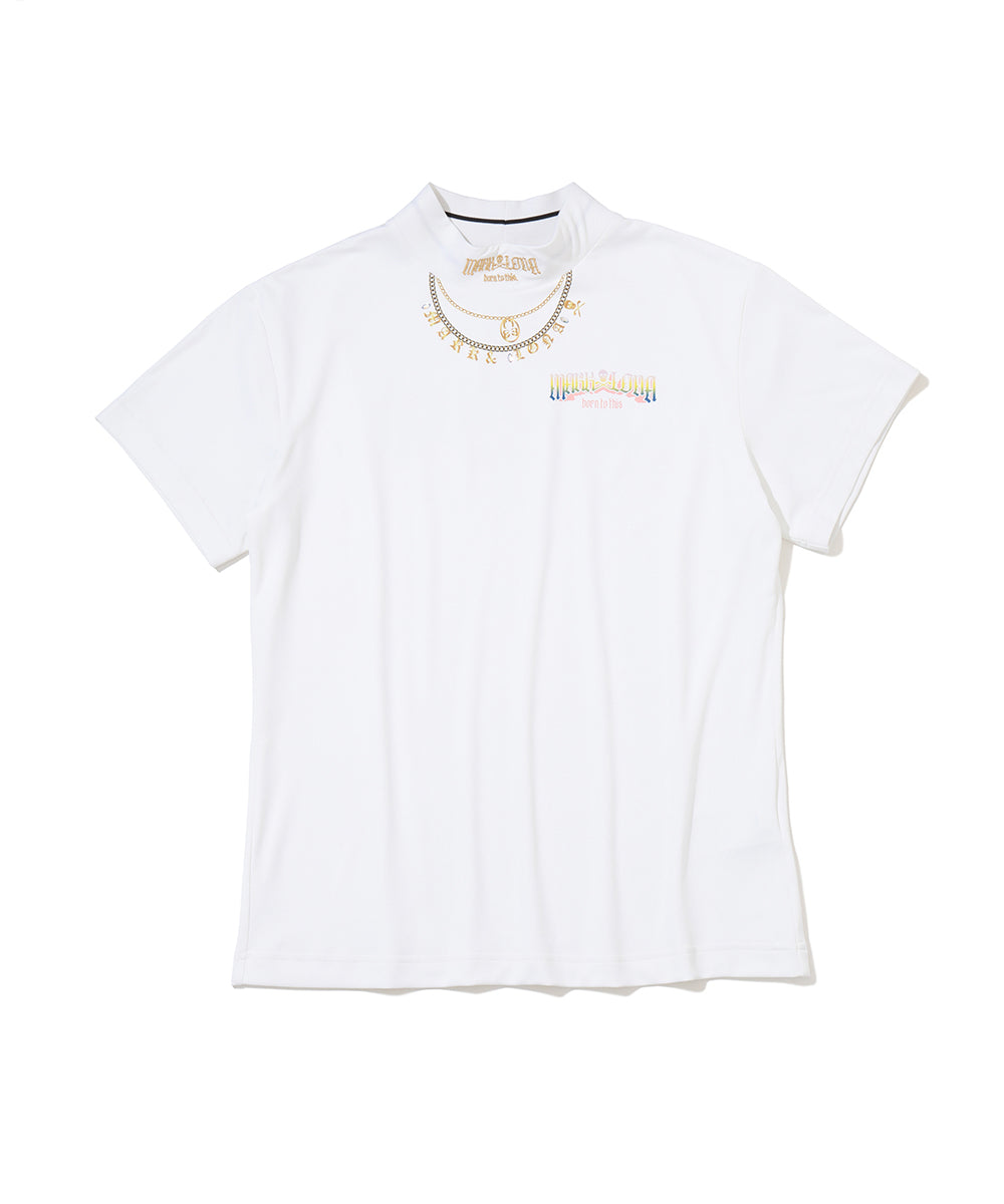 Saint Palm Chain Mock Tee | WOMEN