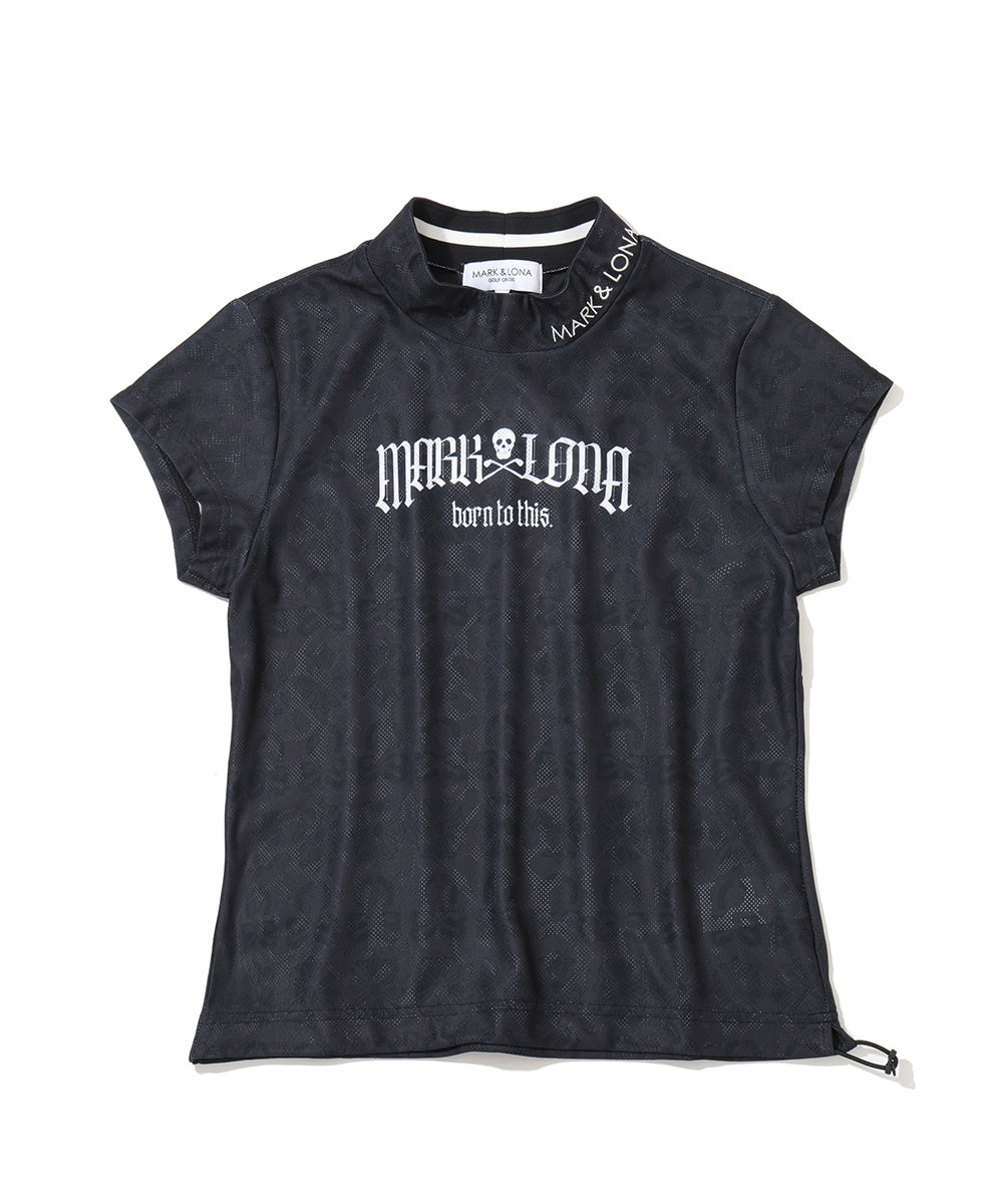 Fractur Jacquard Cinch Mock | WOMEN