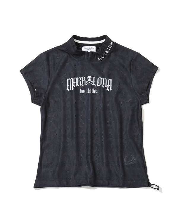 Fractur Jacquard Cinch Mock | WOMEN