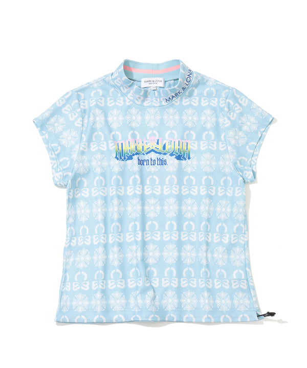 Fractur Jacquard Cinch Mock | WOMEN