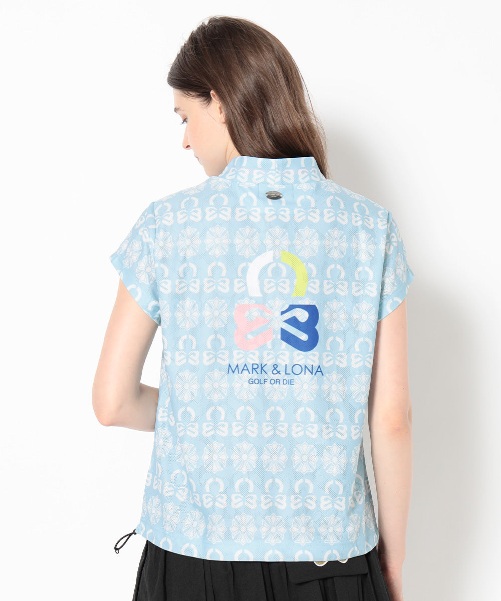 Fractur Jacquard Cinch Mock | WOMEN