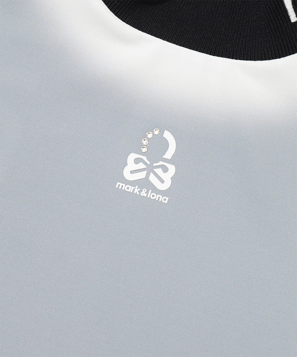 Lumière Icon Mock Neck Tee | WOMEN