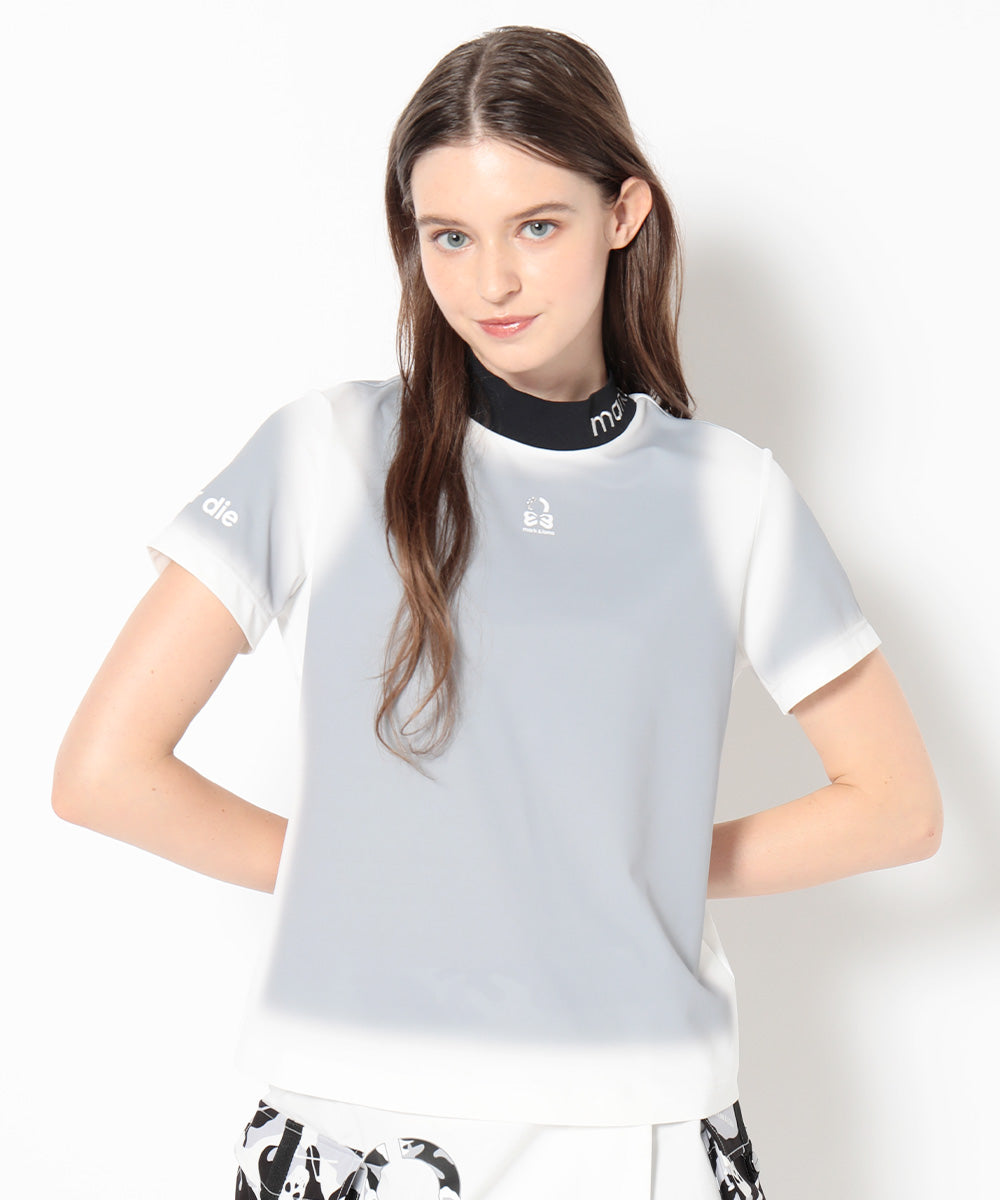 Lumière Icon Mock Neck Tee | WOMEN