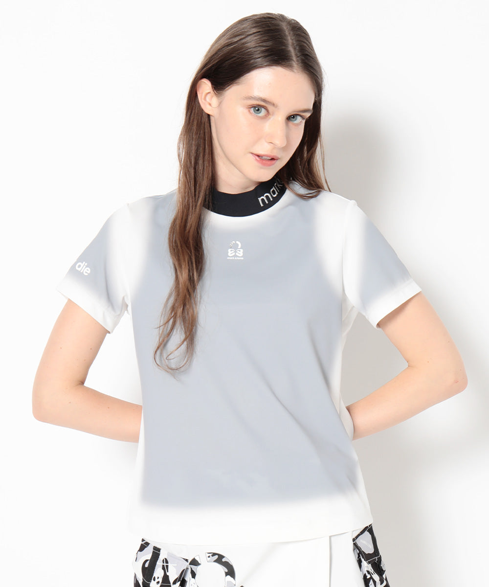 Lumière Icon Mock Neck Tee | WOMEN