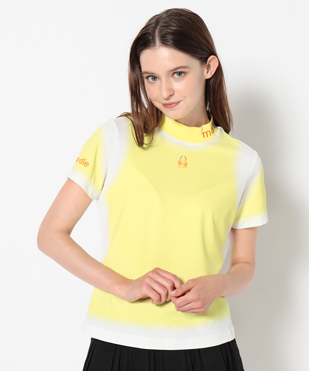 Lumière Icon Mock Neck Tee | WOMEN