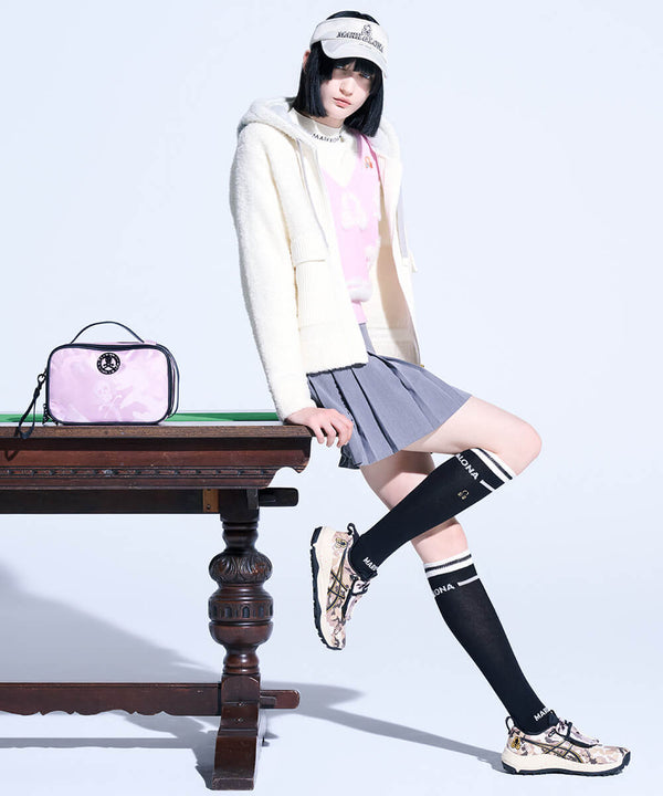 Oblique Pleated Skirt | WOMEN