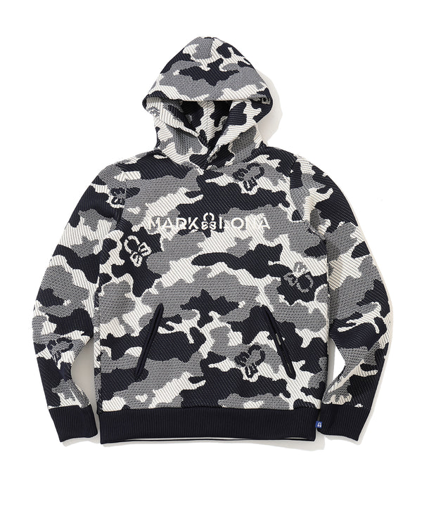 Mercury Camo Jacquard Knit Hoodie | WOMEN
