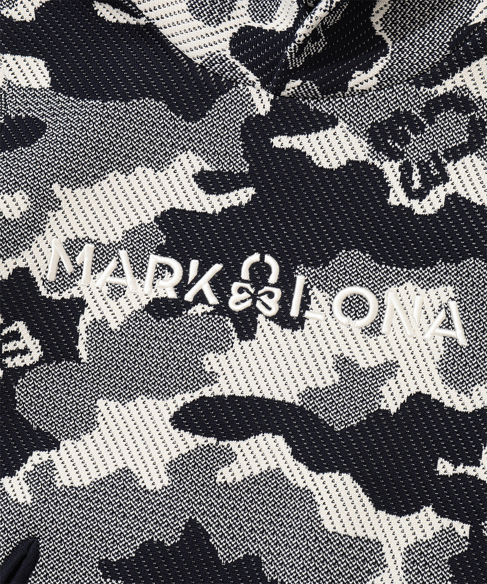 Mercury Camo Jacquard Knit Hoodie | WOMEN