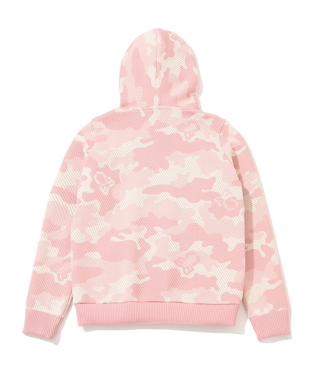 Mercury Camo Jacquard Knit Hoodie | WOMEN