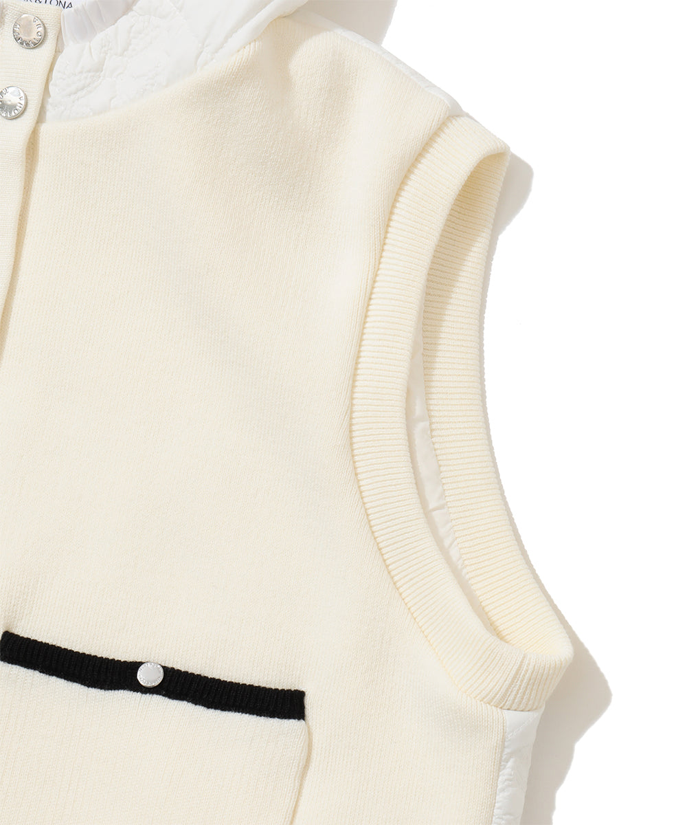 Oblivion Quilted Hybrid Vest | WOMEN