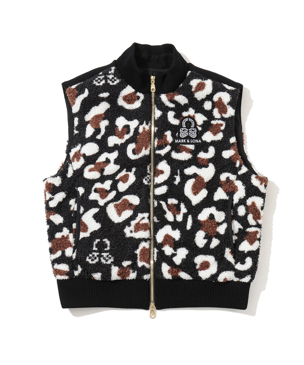 Pantera Curly Boa Vest | WOMEN