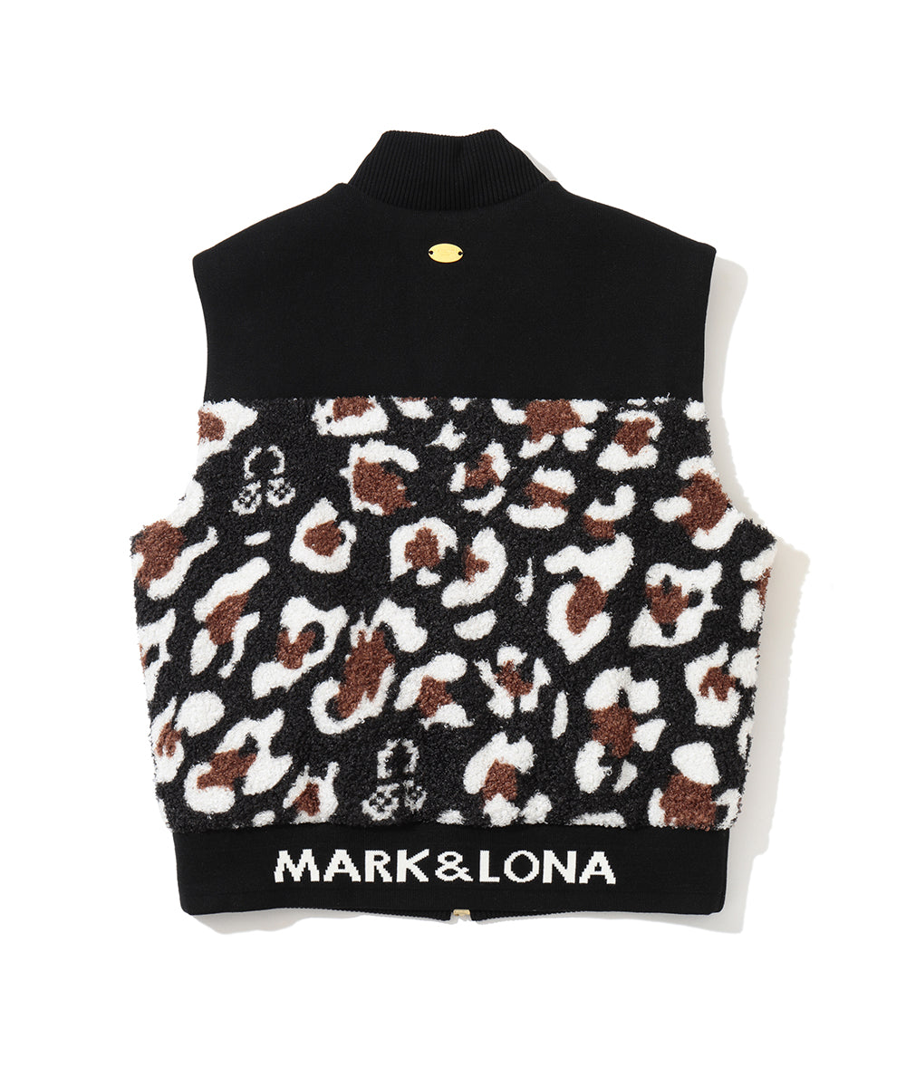 Pantera Curly Boa Vest | WOMEN