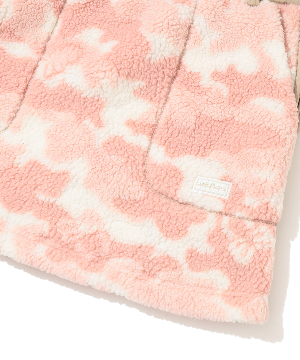 Mercury Camo Boa fleece Skirt | WOMEN
