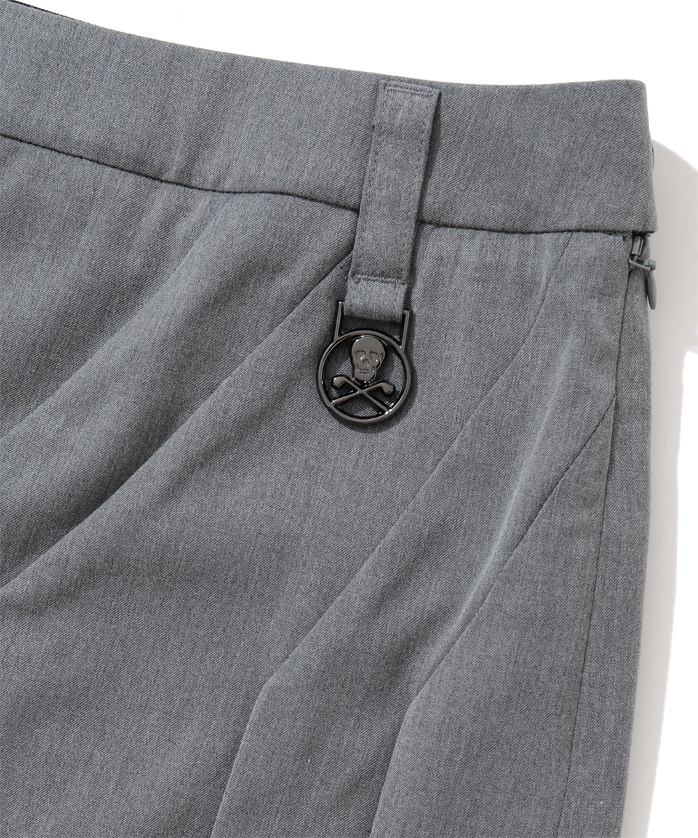 Oblique Pleated Skirt | WOMEN