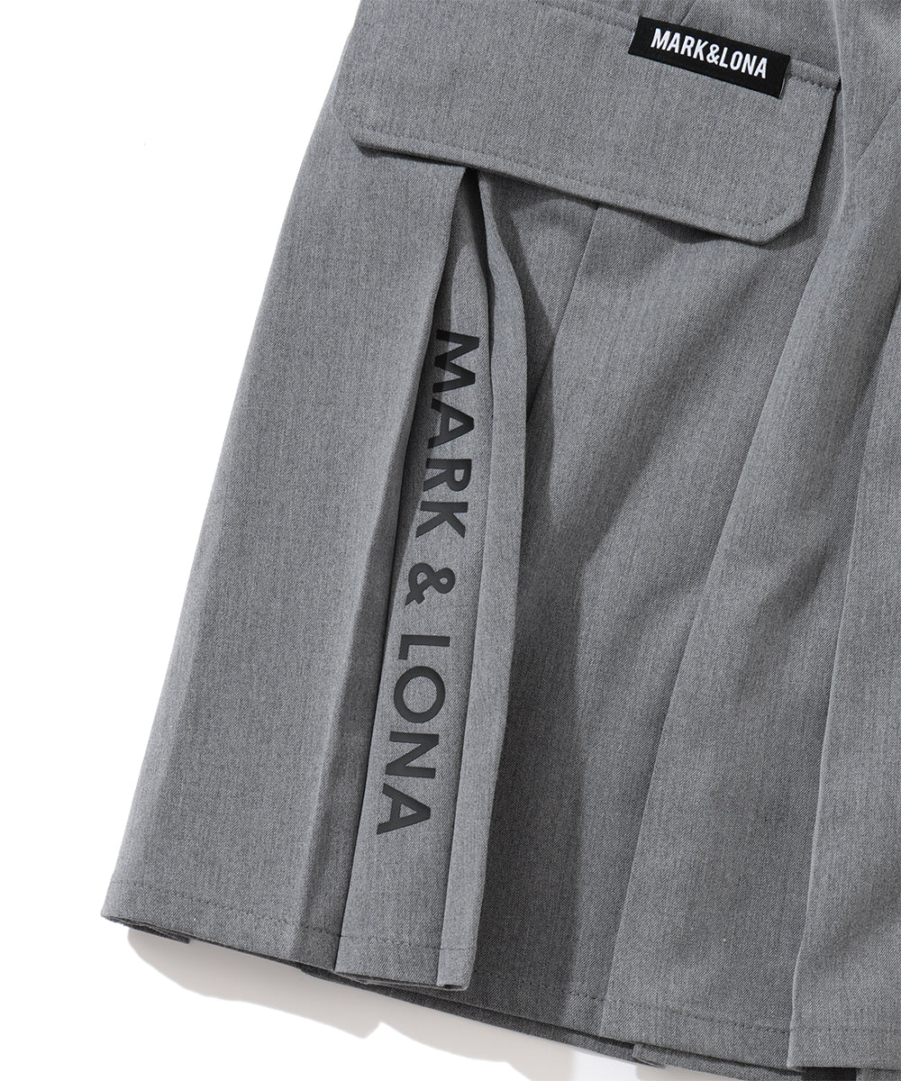 Oblique Pleated Skirt | WOMEN