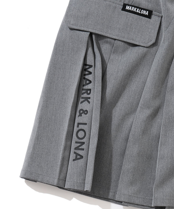 Oblique Pleated Skirt | WOMEN