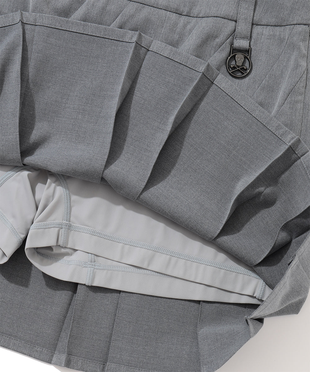 Oblique Pleated Skirt | WOMEN