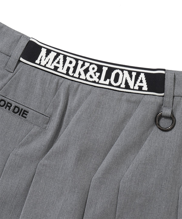 Oblique Pleated Skirt | WOMEN