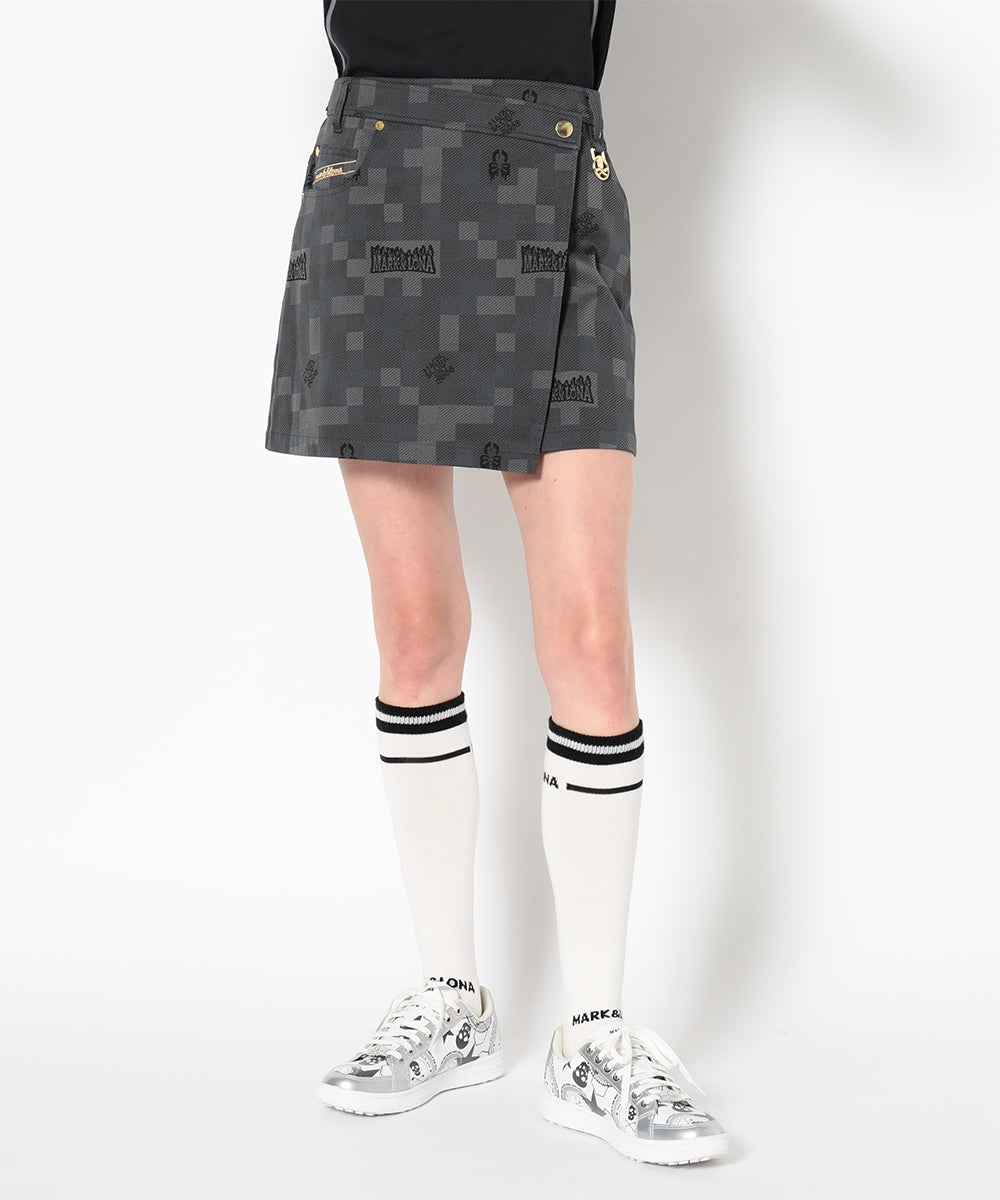 Voxel Jacquard Skirt | WOMEN