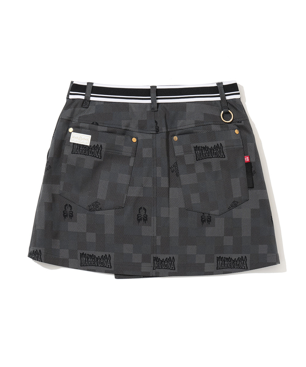 Voxel Jacquard Skirt | WOMEN