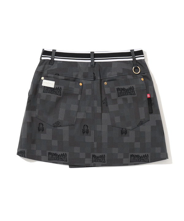 Voxel Jacquard Skirt | WOMEN