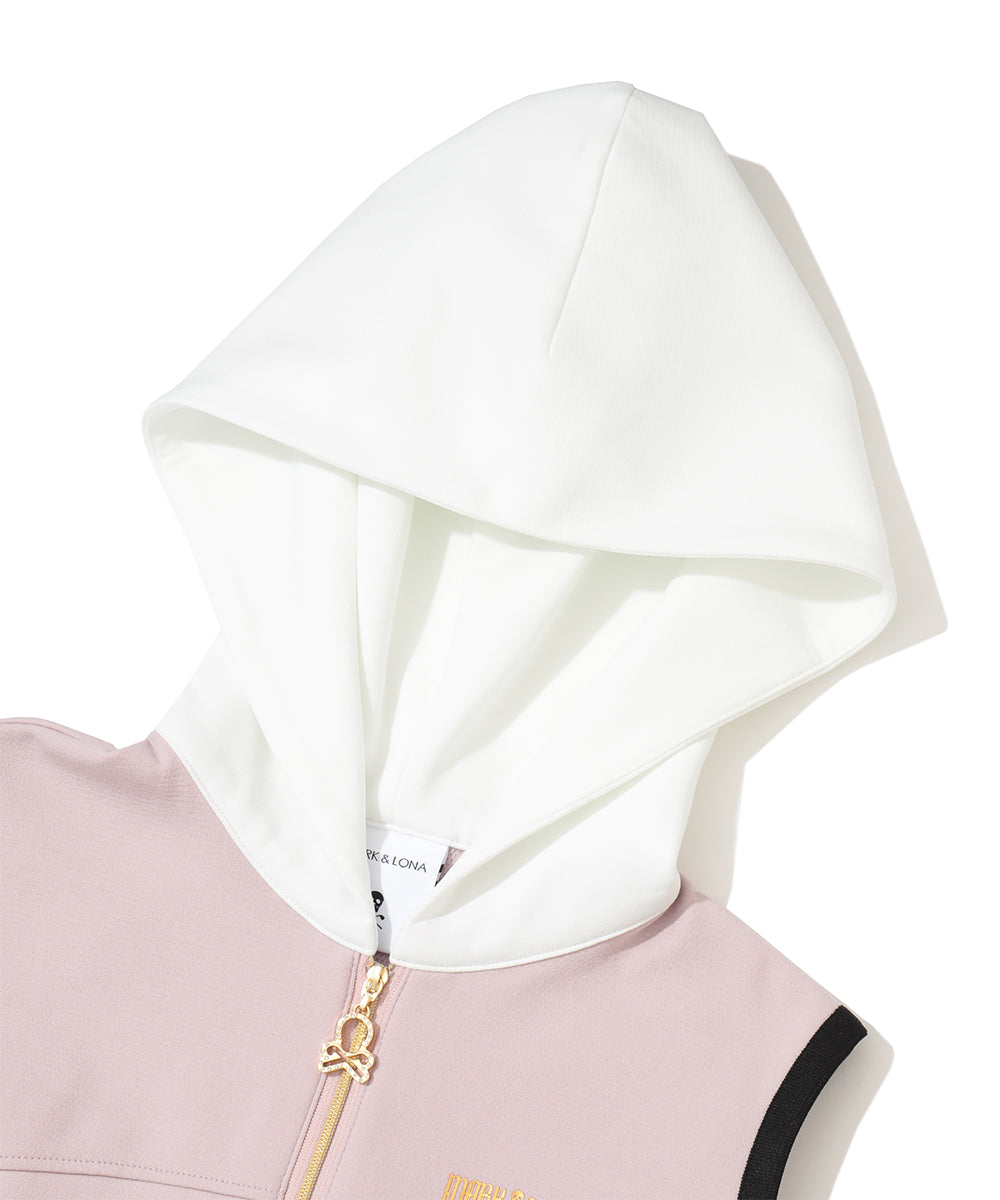 Fractur Crystal Hooded Dress | WOMEN