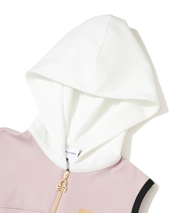 Fractur Crystal Hooded Dress | WOMEN