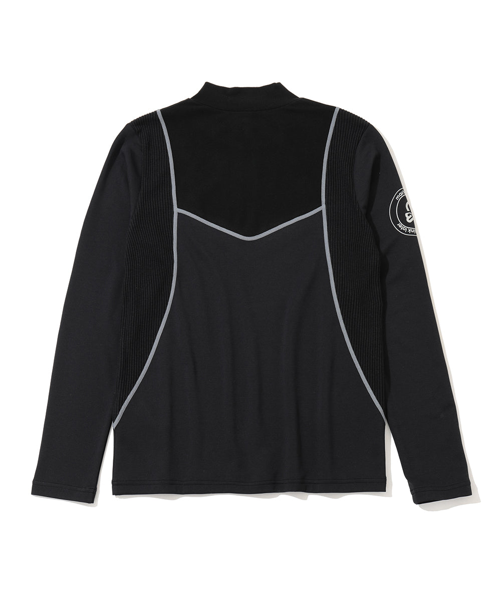 Flux Hybrid Zip Mock Neck | WOMEN