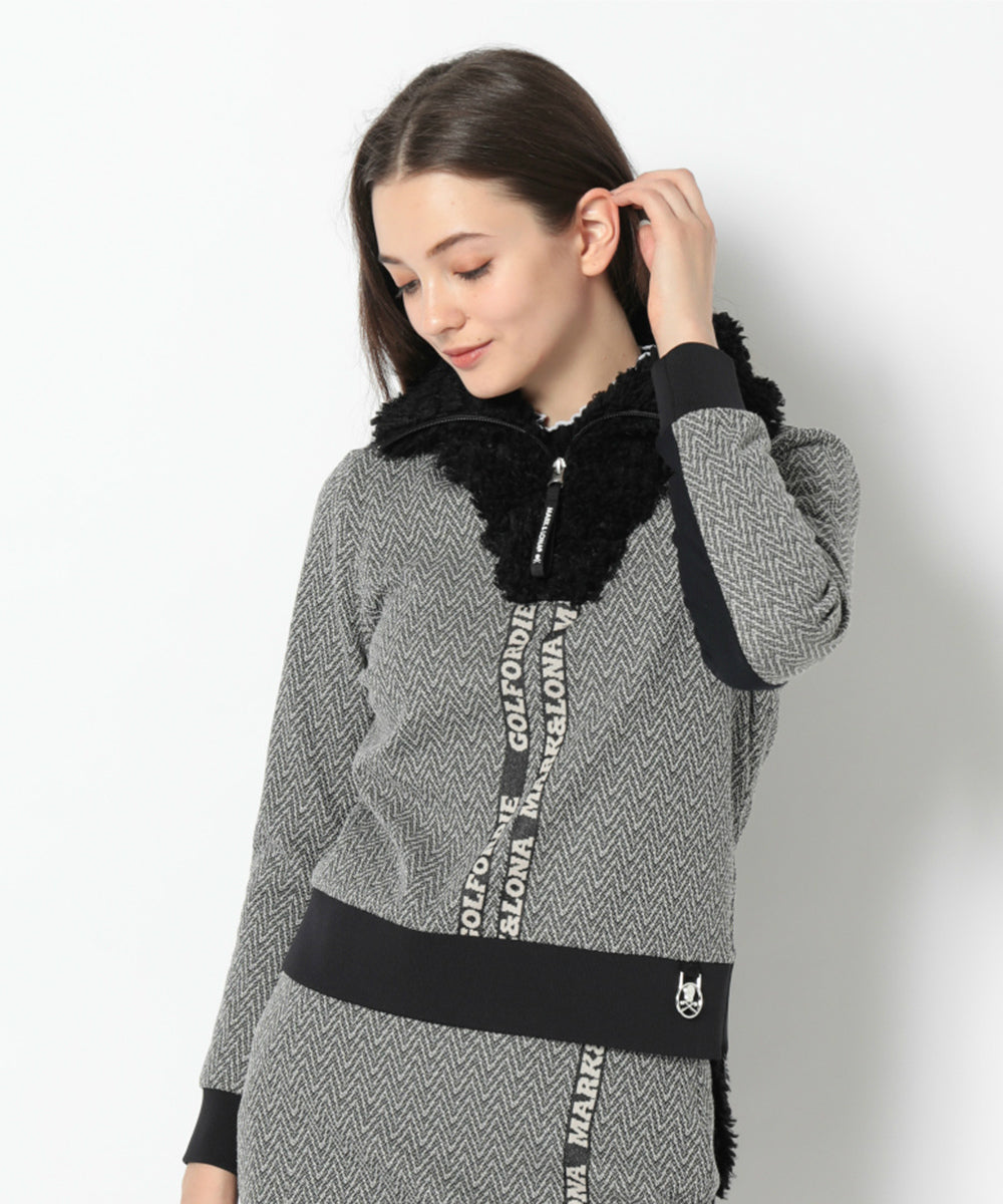 Lexa Neck Fur Tops | WOMEN