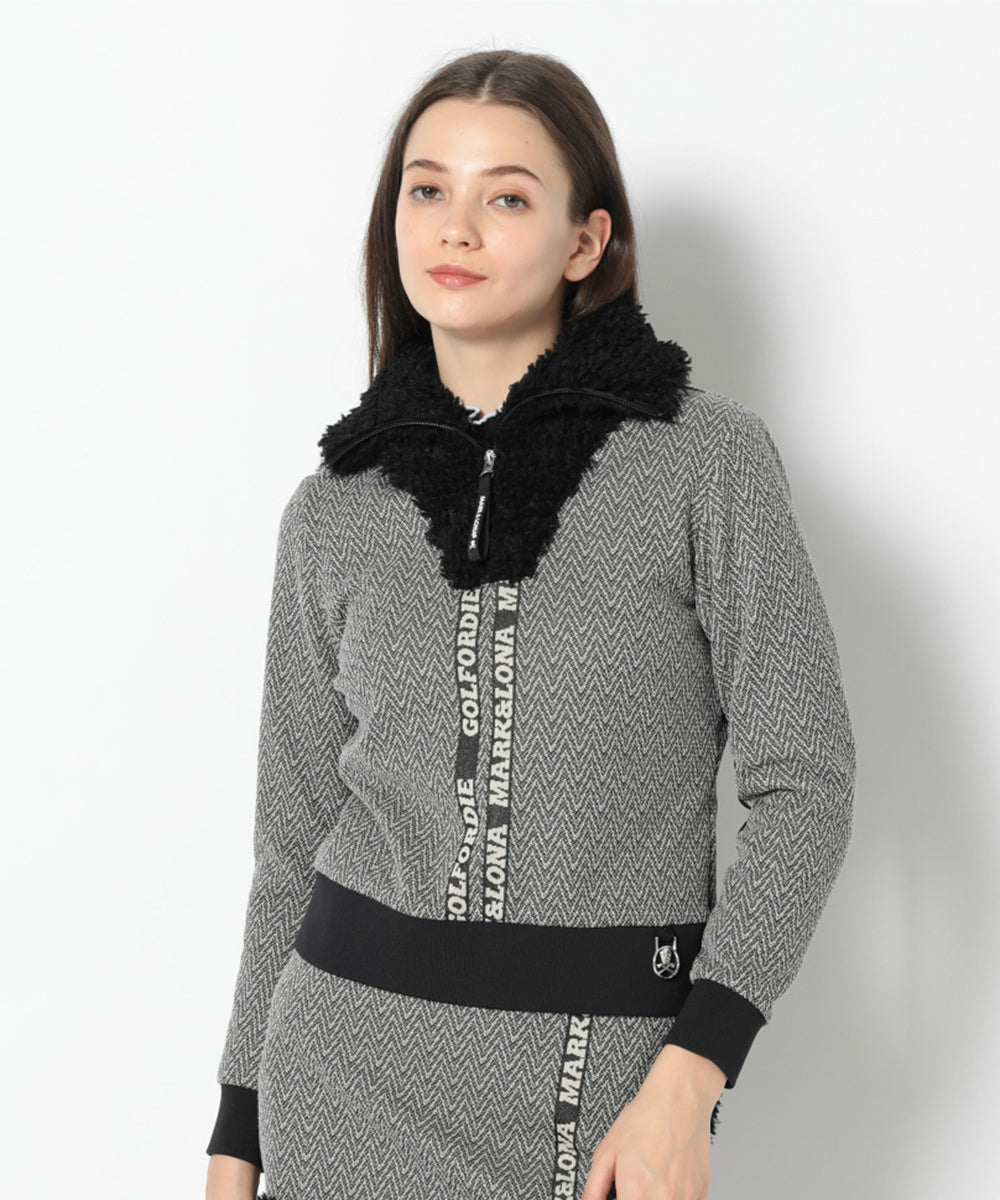 Lexa Neck Fur Tops | WOMEN