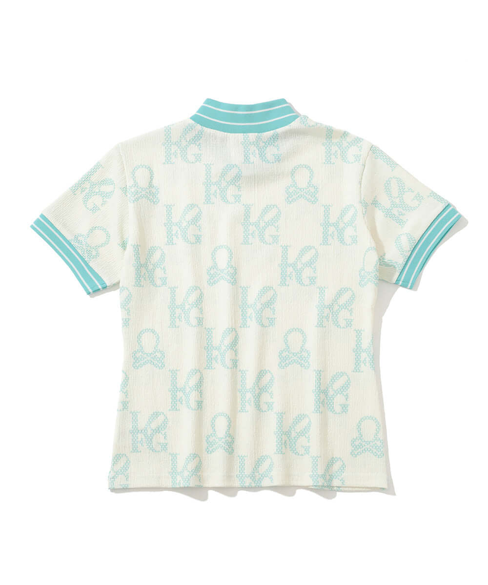 Ever Monogram Mock Neck Tee | WOMEN