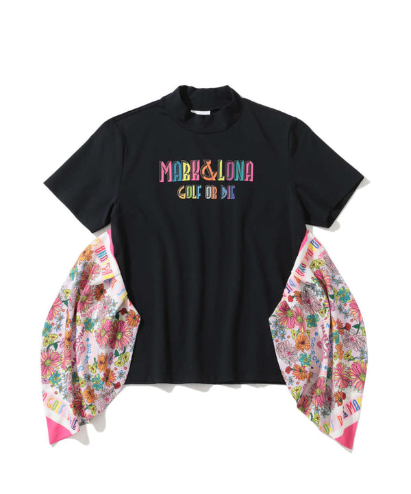 Valentina Scalf Mock Neck Tee | WOMEN