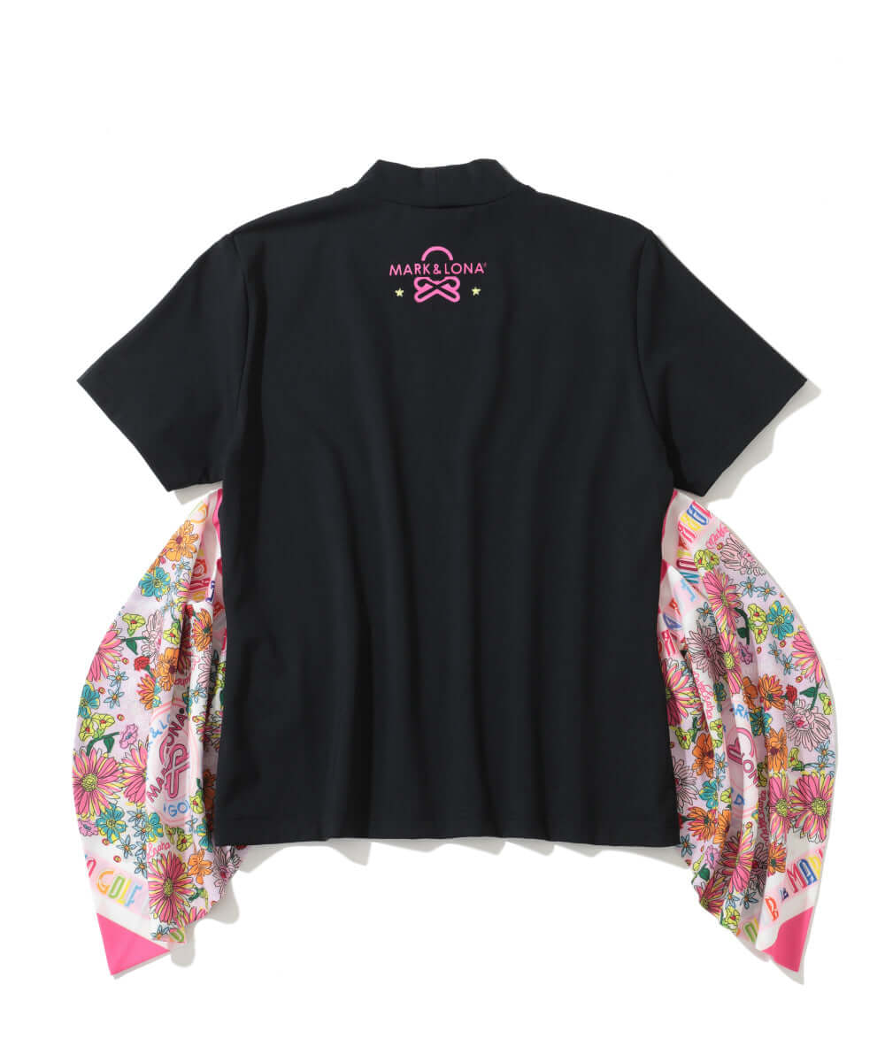 Valentina Scalf Mock Neck Tee | WOMEN