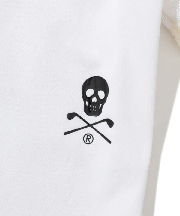 Trans Camo Shirring Mock | WOMEN