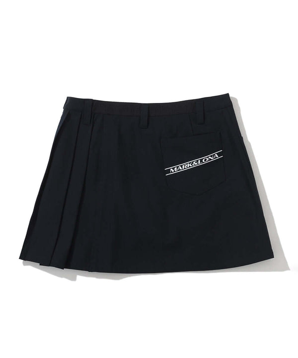 Lotta Asym Pleated Mini Skirt | WOMEN