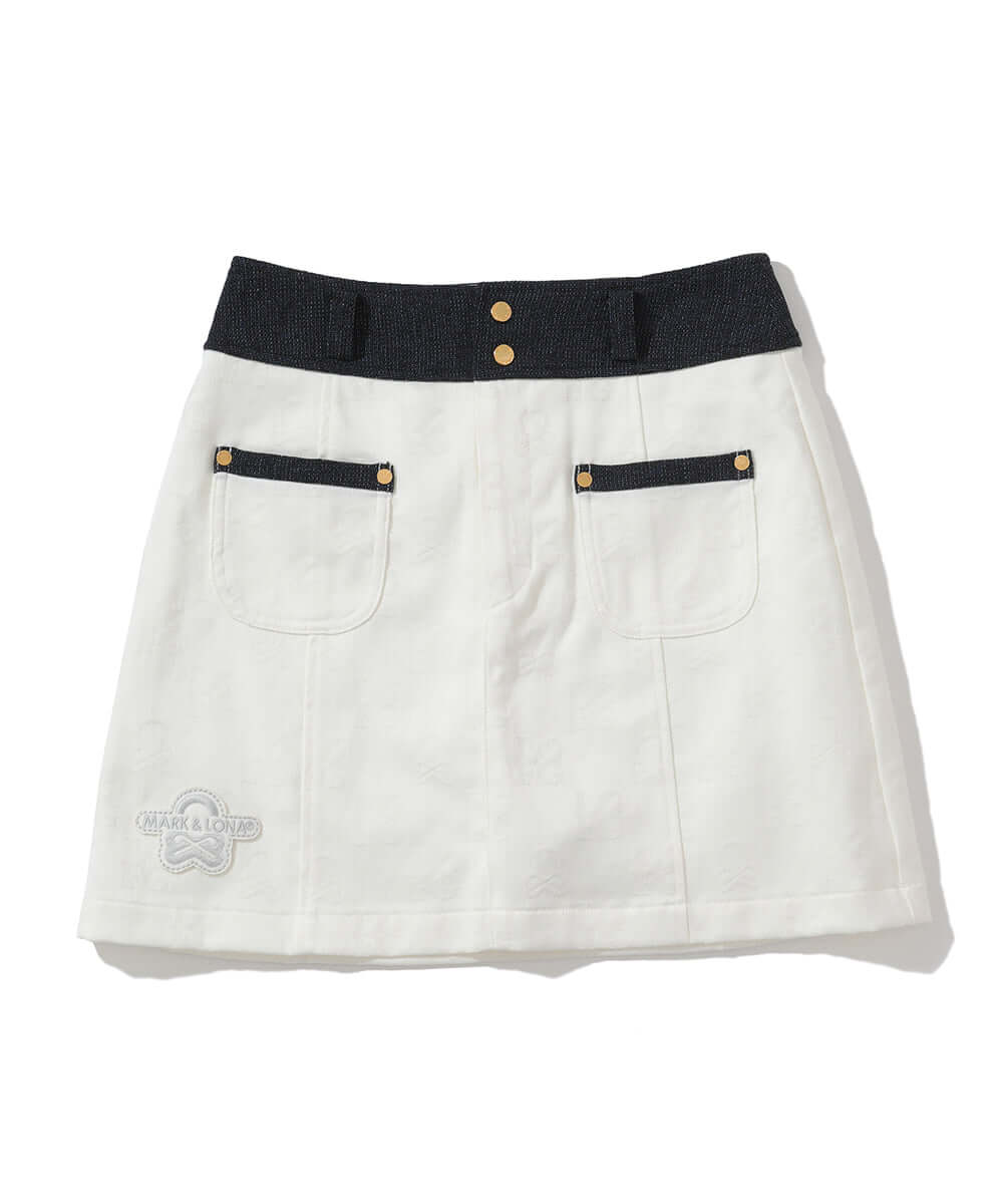 レディースウェア MARK & LONA Ever Monogram Nautic Skirt Ever