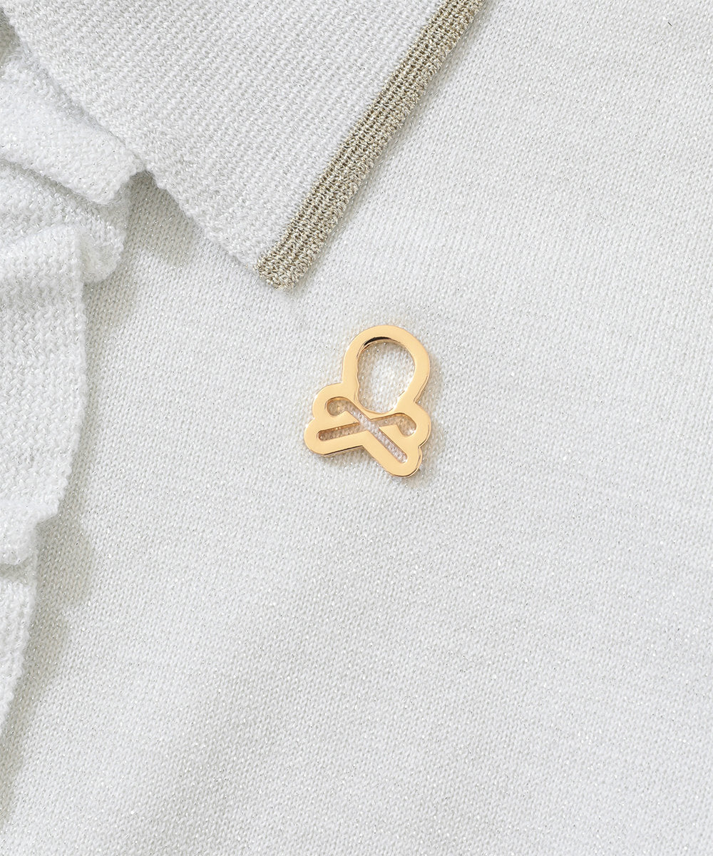 Celestial Sparkle Knit Polo | WOMEN