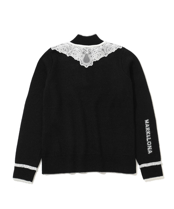 Sylph Skully Lace Mohair Knit | WOMEN