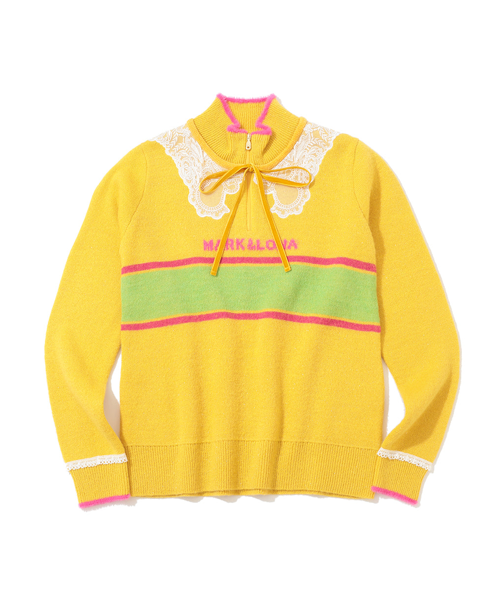 Sylph Skully Lace Mohair Knit | WOMEN